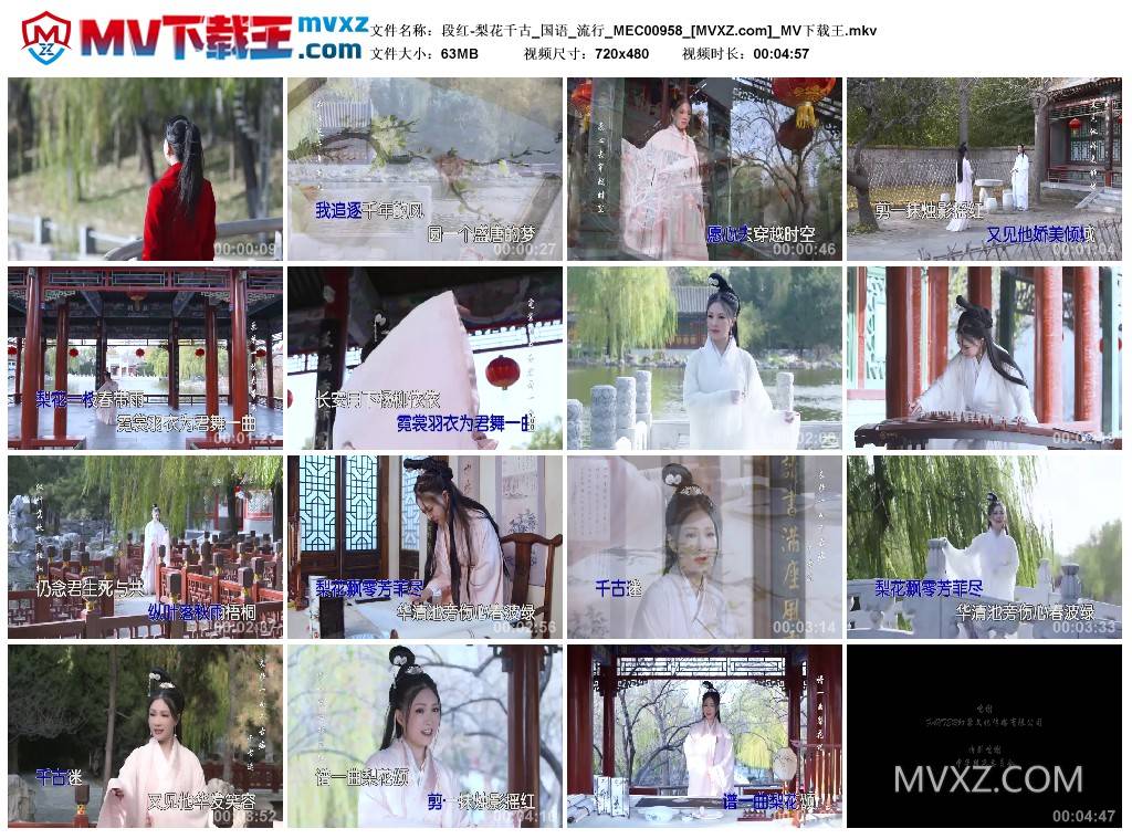 段红-梨花千古_国语_流行_MEC00958